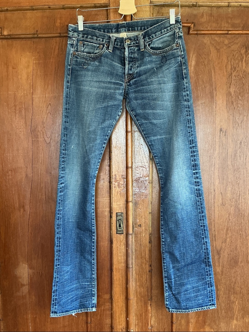 RARE Classic Ralph Lauren Double RL Blue Denim Jeans 28 x 34